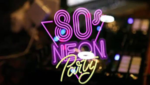 80s neon party barcelona
