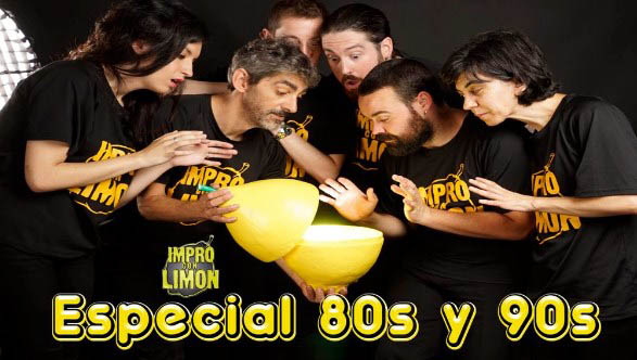 flyer especial años 80s y 90s impro con limon web