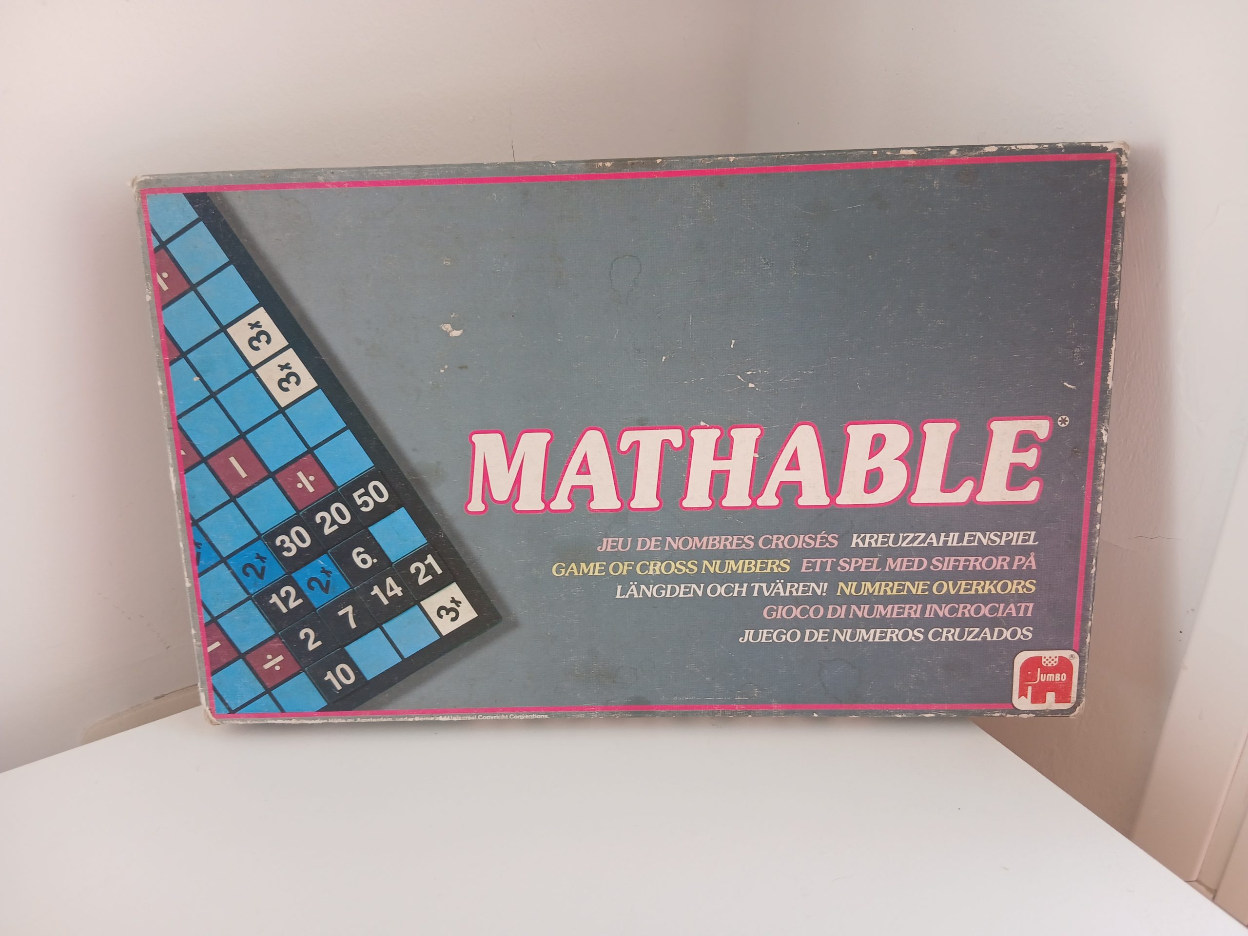 Mathable. Juego de mesa años 80